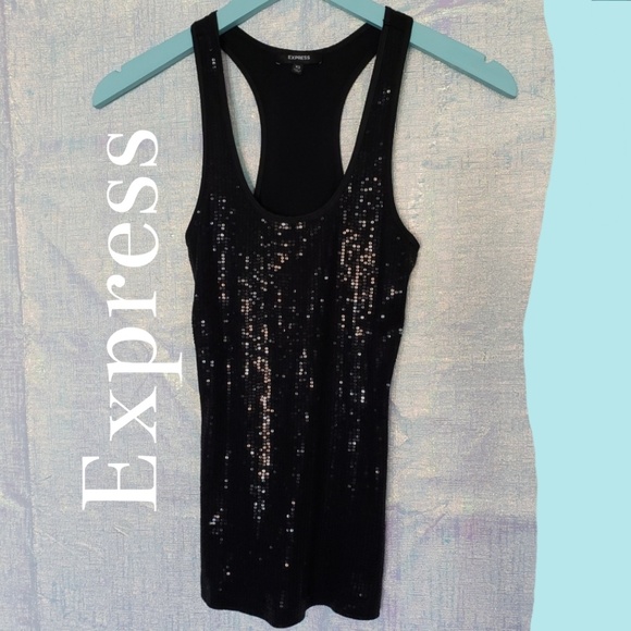 Express Sequin Tank Top - Picture 1 of 4